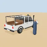3D model of the Patrol bakkie (anti-poaching)