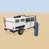 3D model of the Vet unit (mobile clinic)