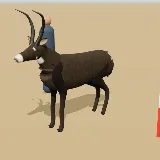 3D model of the Waterbuck